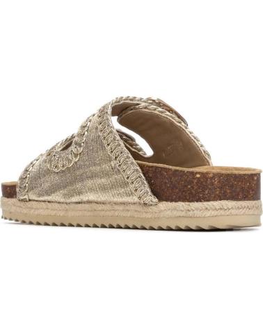 XTI SANDALIA PLANA XTI 145072 CON DOBLE HEBILLA ORO