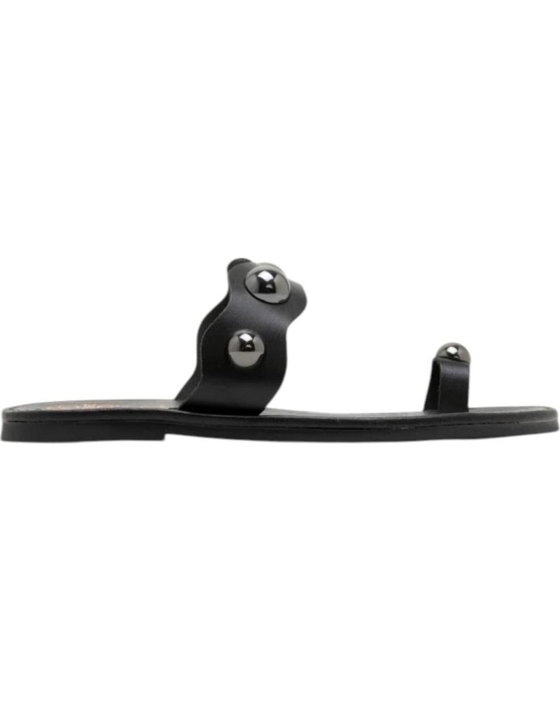 PORRONET SANDALIAS PLANAS CON TACHUELAS MODELO 3214 - REF 14982 NEGRO