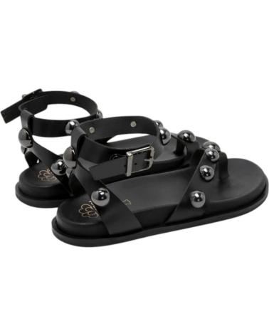 PORRONET SANDALIA 3290 CON TACHUELAS NEGRO