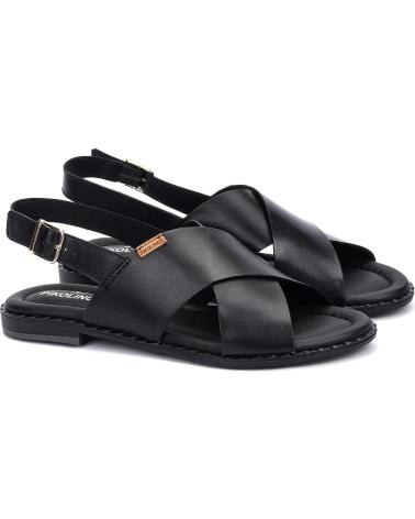 PIKOLINOS SANDALIAS DE PIEL W0X-0576 ALGAR BLACK