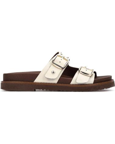 PIKOLINOS SANDALIAS AITANA W7Z-0939 PIKOLINOS DE PIEL CON HEBILLAS NATA