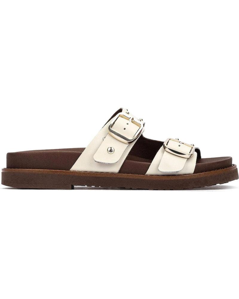 PIKOLINOS SANDALIAS AITANA W7Z-0939 PIKOLINOS DE PIEL CON HEBILLAS NATA