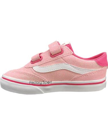 VANS OFF THE WALL VANS BROOKLYN LS GLITTER CON CIERRE DE VELCRO ROSA