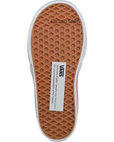 VANS OFF THE WALL VANS BROOKLYN LS GLITTER CON CIERRE DE VELCRO ROSA