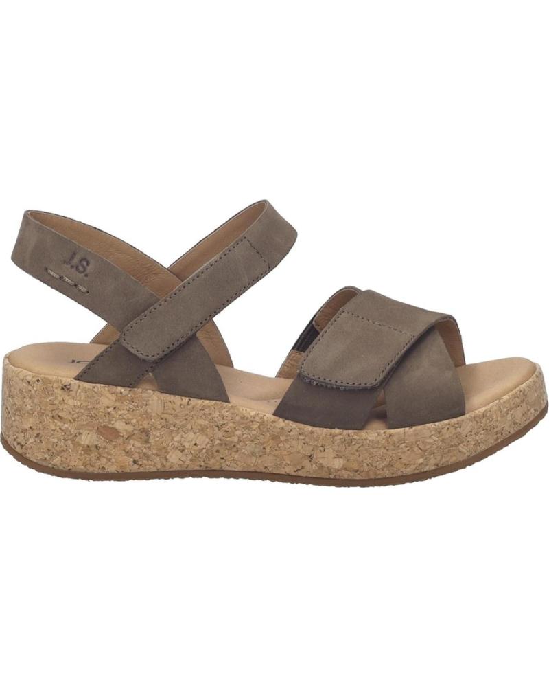JOSEP SEIBEL SANDALIA EVITA-03 JOSEF SEIBEL EN PIEL NOBUCK TAUPE