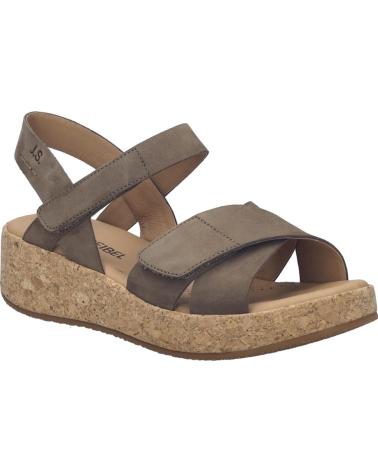 JOSEP SEIBEL SANDALIA EVITA-03 JOSEF SEIBEL EN PIEL NOBUCK TAUPE