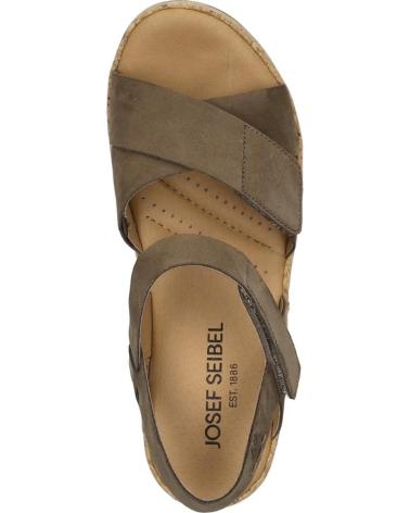 JOSEP SEIBEL SANDALIA EVITA-03 JOSEF SEIBEL EN PIEL NOBUCK TAUPE