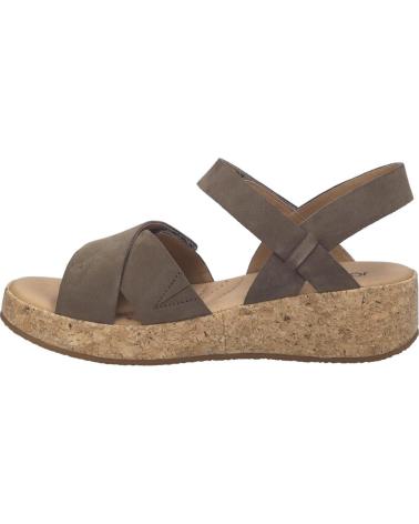 JOSEP SEIBEL SANDALIA EVITA-03 JOSEF SEIBEL EN PIEL NOBUCK TAUPE