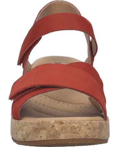 JOSEP SEIBEL SANDALIAS JOSEF SEIBEL EVITA-03 EN NOBUCK ROJO