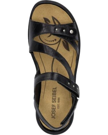 JOSEP SEIBEL SANDALIA IBIZA-70 CON TIRAS AJUSTABLES NEGRO