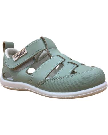 ZAPY SANDALIA CERRADA CON CIERRE DE VELCRO ZAPY VERDE