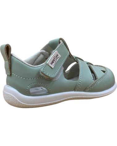 ZAPY SANDALIA CERRADA CON CIERRE DE VELCRO ZAPY VERDE