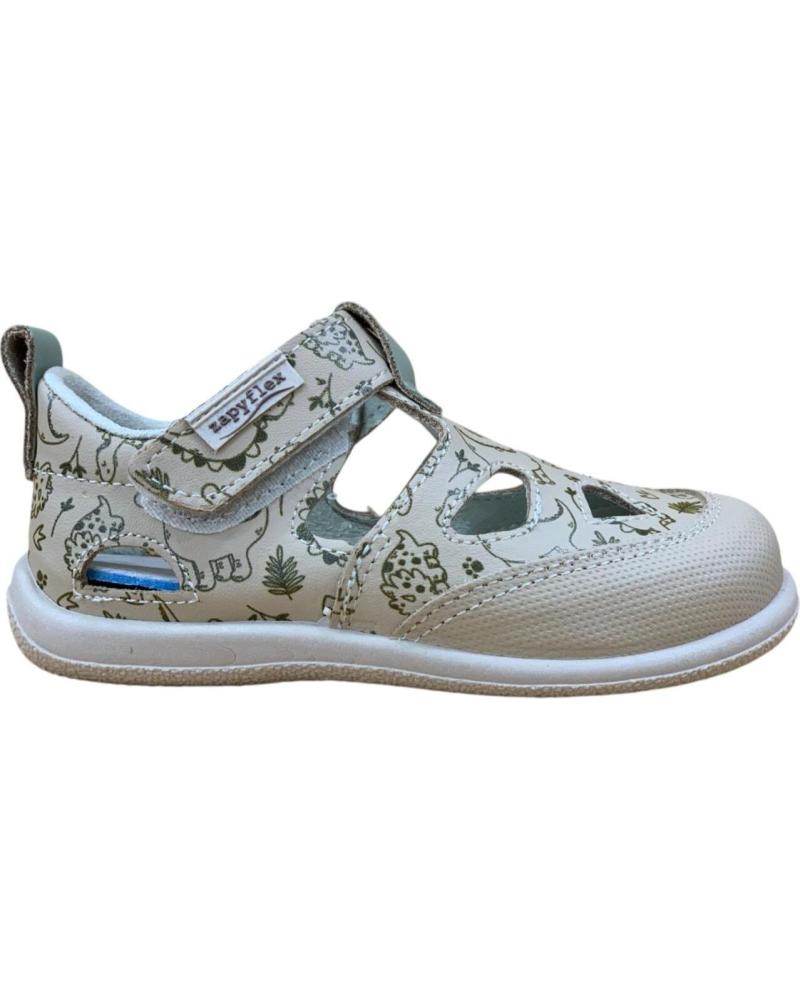 ZAPY SANDALIA CERRADA INFANTIL ZAPY ESTAMPADA BEIGE