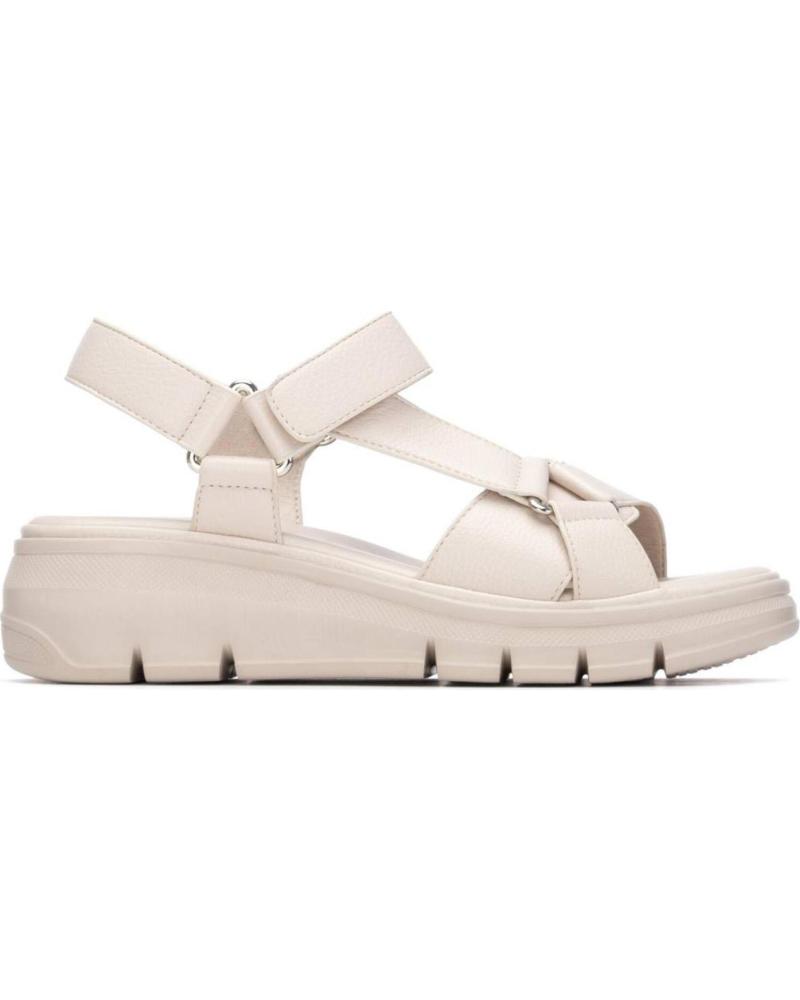 XTI SANDALIA PLATAFORMA 145398 HIELO MUJER CON VELCRO