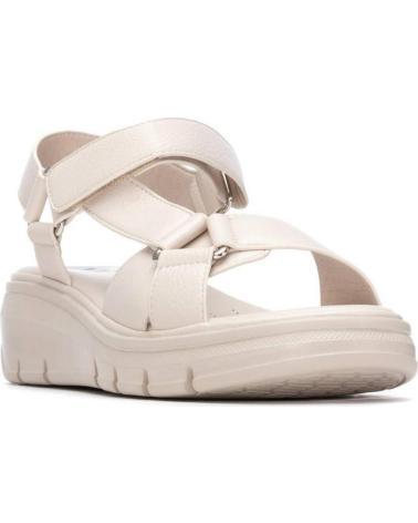 XTI SANDALIA PLATAFORMA 145398 HIELO MUJER CON VELCRO