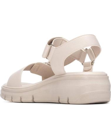 XTI SANDALIA PLATAFORMA 145398 HIELO MUJER CON VELCRO