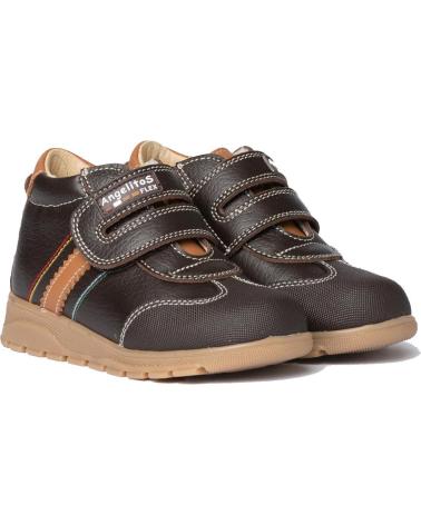 Stivaletti per Bambina e Bambino ANGELITOS BOTA SPORT PIEL 720 CHOCOLATE
