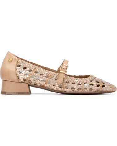 CARMELA MERCEDITAS CALADAS CON TACÓN BAJO 163128 BEIGE