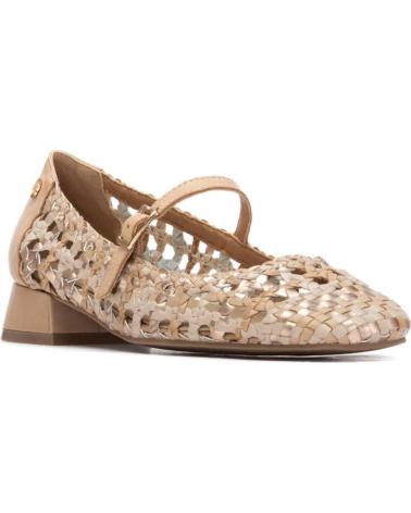 CARMELA MERCEDITAS CALADAS CON TACÓN BAJO 163128 BEIGE