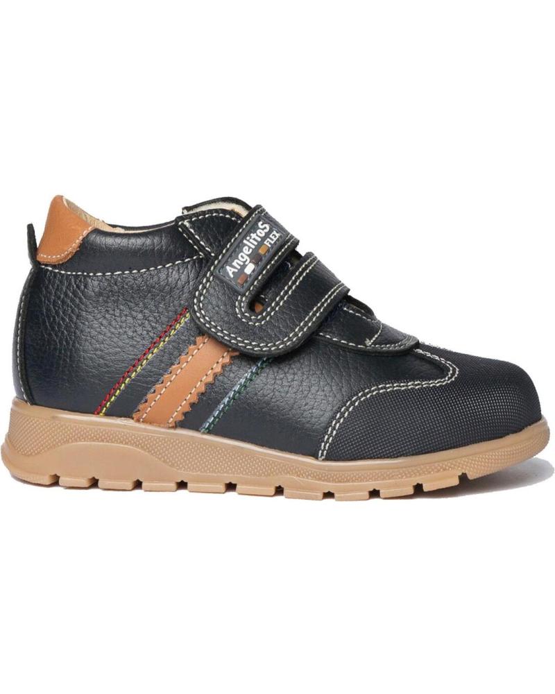 girl and boy Mid boots ANGELITOS BOTA SPORT PIEL 720 MARINO girl and boy Mid boots ANGELITOS BOTA SPORT PIEL 720 MARINO