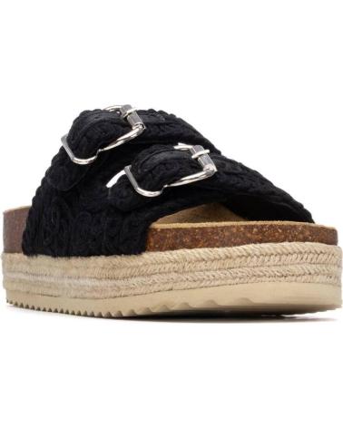 REFRESH SANDALIA PLATAFORMA DOBLE HEBILLA REFRESH NEGRO