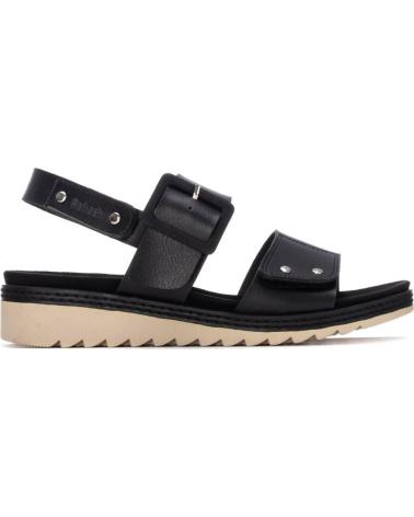 REFRESH SANDALIA REFRESH 175165 CON PLATAFORMA DENTADA NEGRO