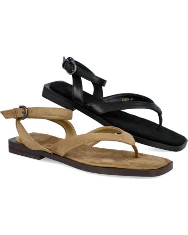 BUBBLE BOBBLE SANDALIAS PLANAS ESCLAVAS BUBBLE BOBBLE M2688 NEGRO