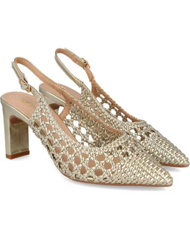 PINKDESERT ZAPATOS DESTALONADOS TRENZADOS BL2609-1 ORO