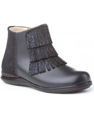 girl Mid boots ANGELITOS BOTIN PIEL 750 MARINO