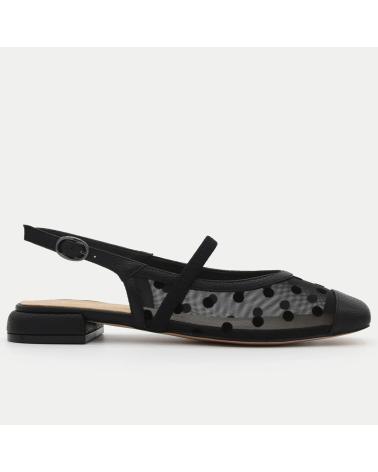 AZAREY BAILARINA DESTALONADA CON TUL Y LUNARES 578L354-57 NEGRO