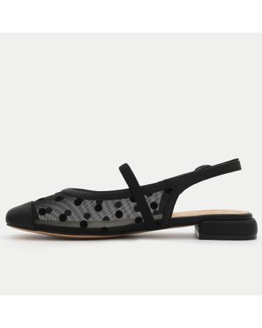 AZAREY BAILARINA DESTALONADA CON TUL Y LUNARES 578L354-57 NEGRO
