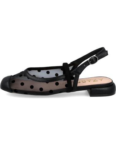 AZAREY BAILARINA DESTALONADA CON TUL Y LUNARES 578L354-57 NEGRO