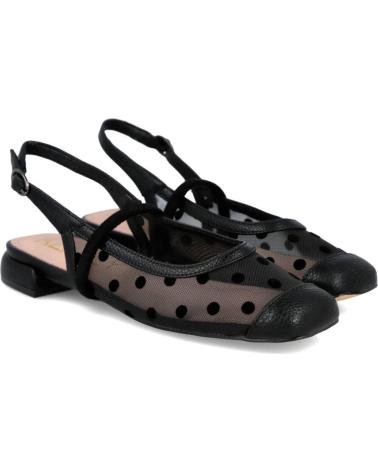 AZAREY BAILARINA DESTALONADA CON TUL Y LUNARES 578L354-57 NEGRO