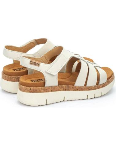PIKOLINOS SANDALIAS PIKOLINOS W4N-0754 EN PIEL CREMA