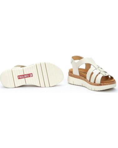 PIKOLINOS SANDALIAS PIKOLINOS W4N-0754 EN PIEL CREMA