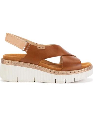 PIKOLINOS SANDALIAS PIKOLINOS W0K-0606C1 CON PLATAFORMA CUERO