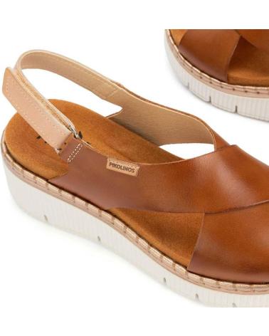 PIKOLINOS SANDALIAS PIKOLINOS W0K-0606C1 CON PLATAFORMA CUERO