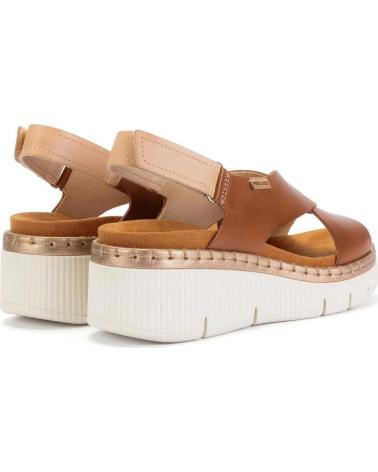 PIKOLINOS SANDALIAS PIKOLINOS W0K-0606C1 CON PLATAFORMA CUERO
