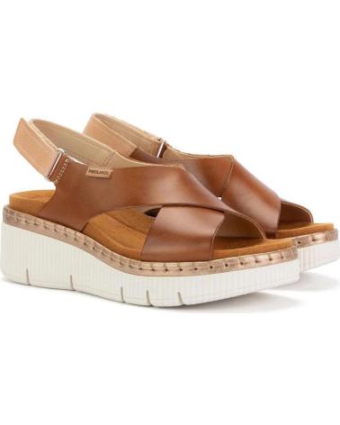 PIKOLINOS SANDALIAS PIKOLINOS W0K-0606C1 CON PLATAFORMA CUERO