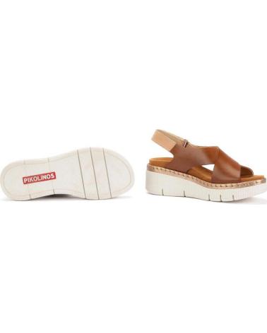 PIKOLINOS SANDALIAS PIKOLINOS W0K-0606C1 CON PLATAFORMA CUERO