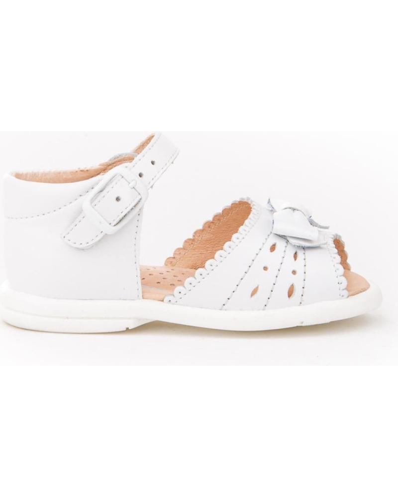 Sandales pour Fille ANGELITOS SANDALIA PIEL 922 BLANCO