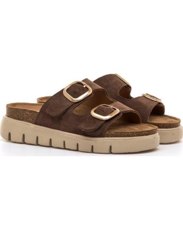 MTNG SANDALIAS LION EN MARRON PARA MUJER SUEDE 2 MOCHA