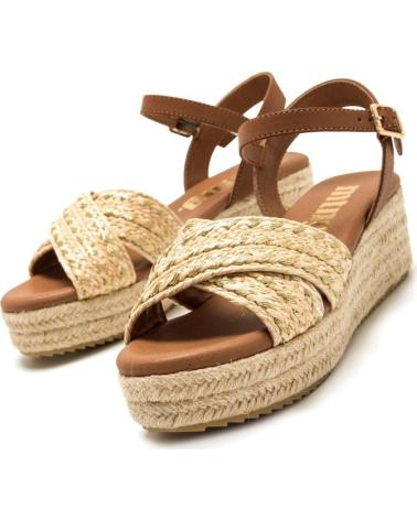 MTNG SANDALI LITA CON ZEPPA IN CORDA INTRECCIATA BEIGE