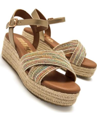 MTNG SANDALIA LITA 62744 CON PLATAFORMA DE ESPARTO BEIGE