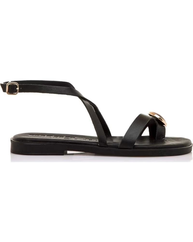 MTNG Sandalias Planas Mujer Mustang 55931 Negro NEGRO
