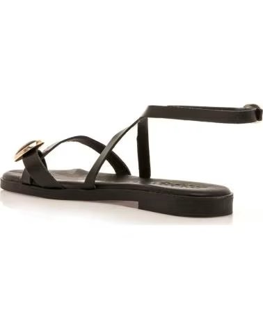 MTNG Sandalias Planas Mujer Mustang 55931 Negro NEGRO