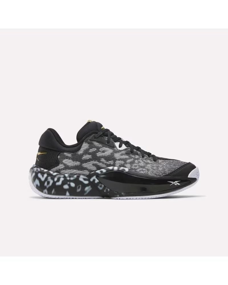 REEBOK ZAPATILLAS DE BALONCESTO ENGINE A26 BLACK WHITE METALLIC GOLD