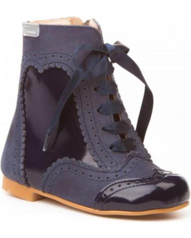girl Mid boots ANGELITOS PASCUALONA PIEL 1000 MARINO