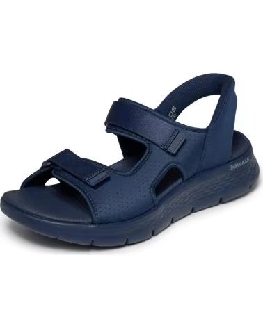 SKECHERS SANDALIA SLIP-INS GO WALK ARCH FLEX AZUL