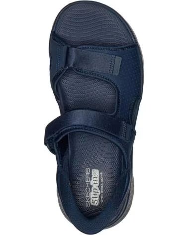SKECHERS SANDALIA SLIP-INS GO WALK ARCH FLEX AZUL